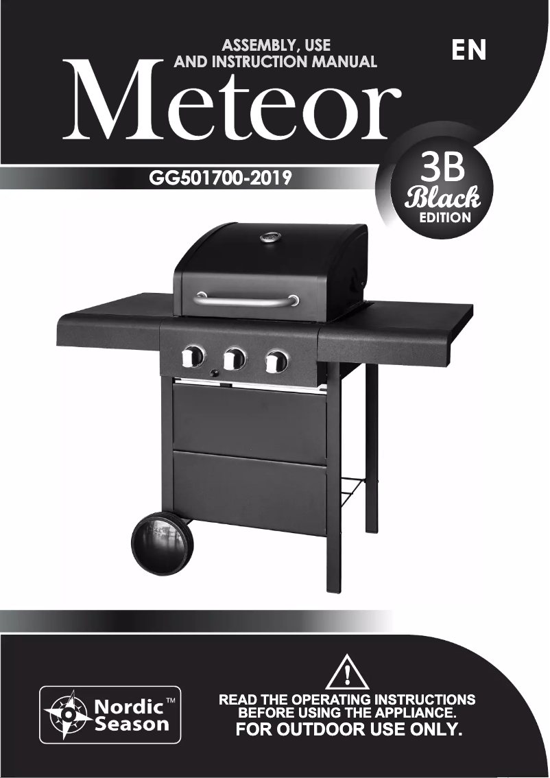 Page n°1 - Manuel utilisateur Nordic Season Meteor GG501700-2019