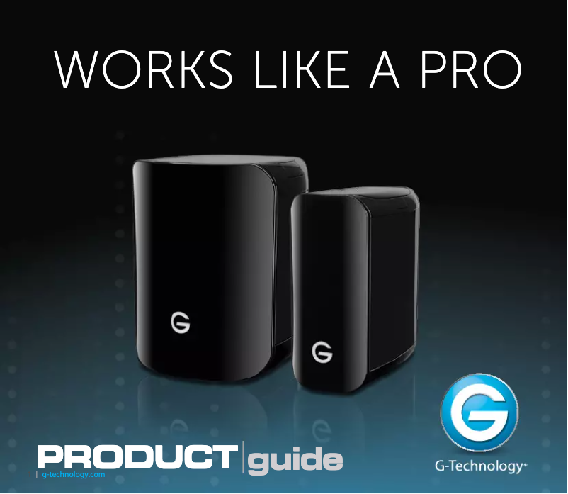 Page n°1 - Manuel utilisateur G-Technology G-RAID Studio