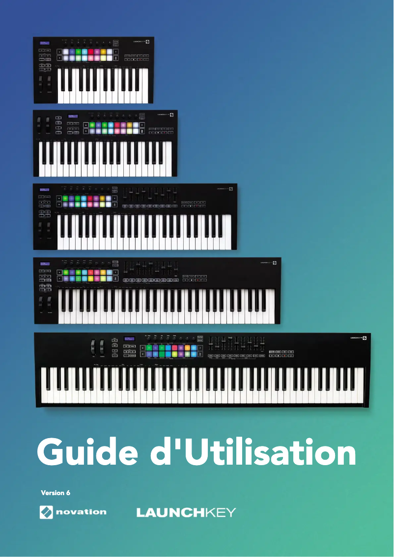 Page n°1 - Manuel utilisateur Novation Launchkey 25 MK3