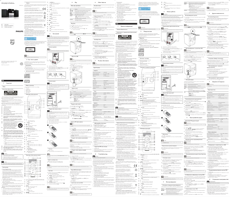 Image de la première page du manuel de l'appareil MCM1115