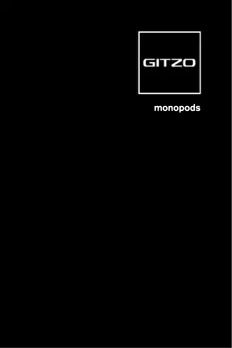 Page n°1 - Manuel utilisateur Gitzo Carbon Fiber GM4552L