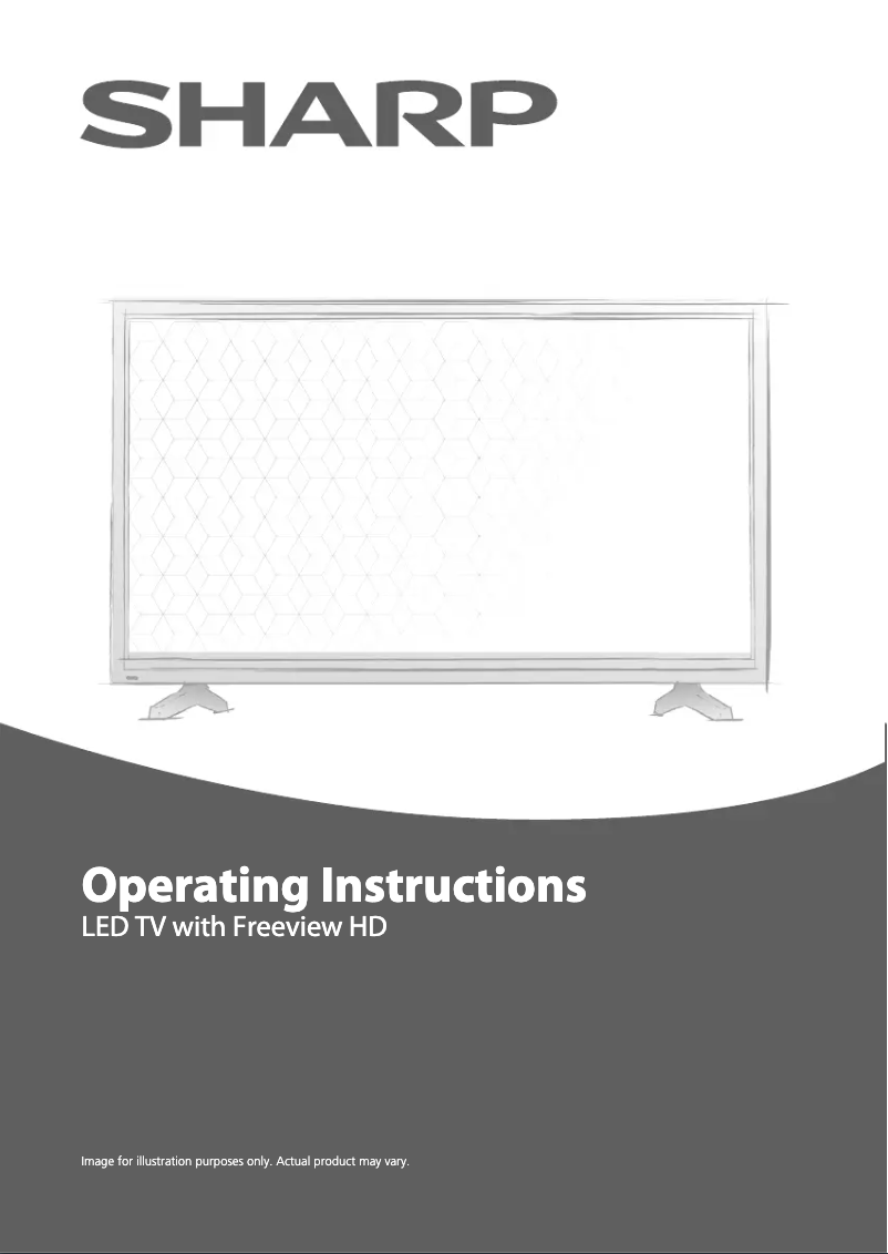 Page 1 de la notice Manuel utilisateur Sharp LC-32HI3321K