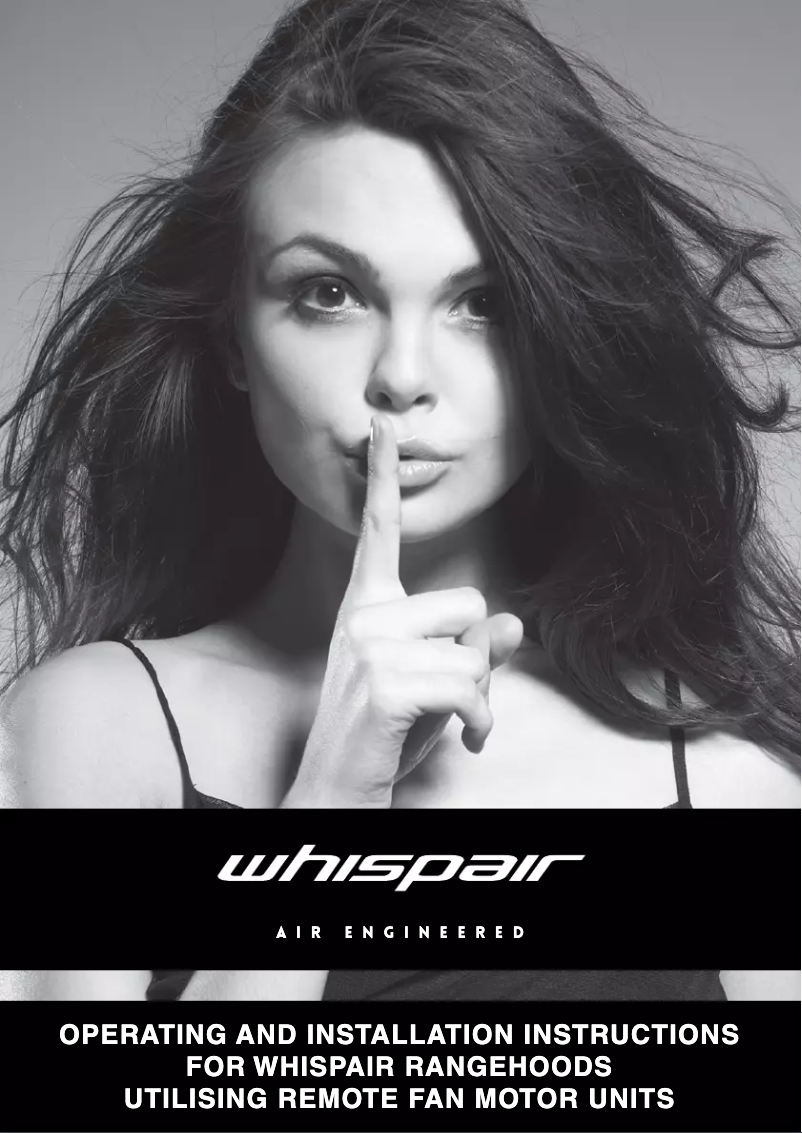 Page 1 de la notice Manuel utilisateur Whispair Chicago X7C12S