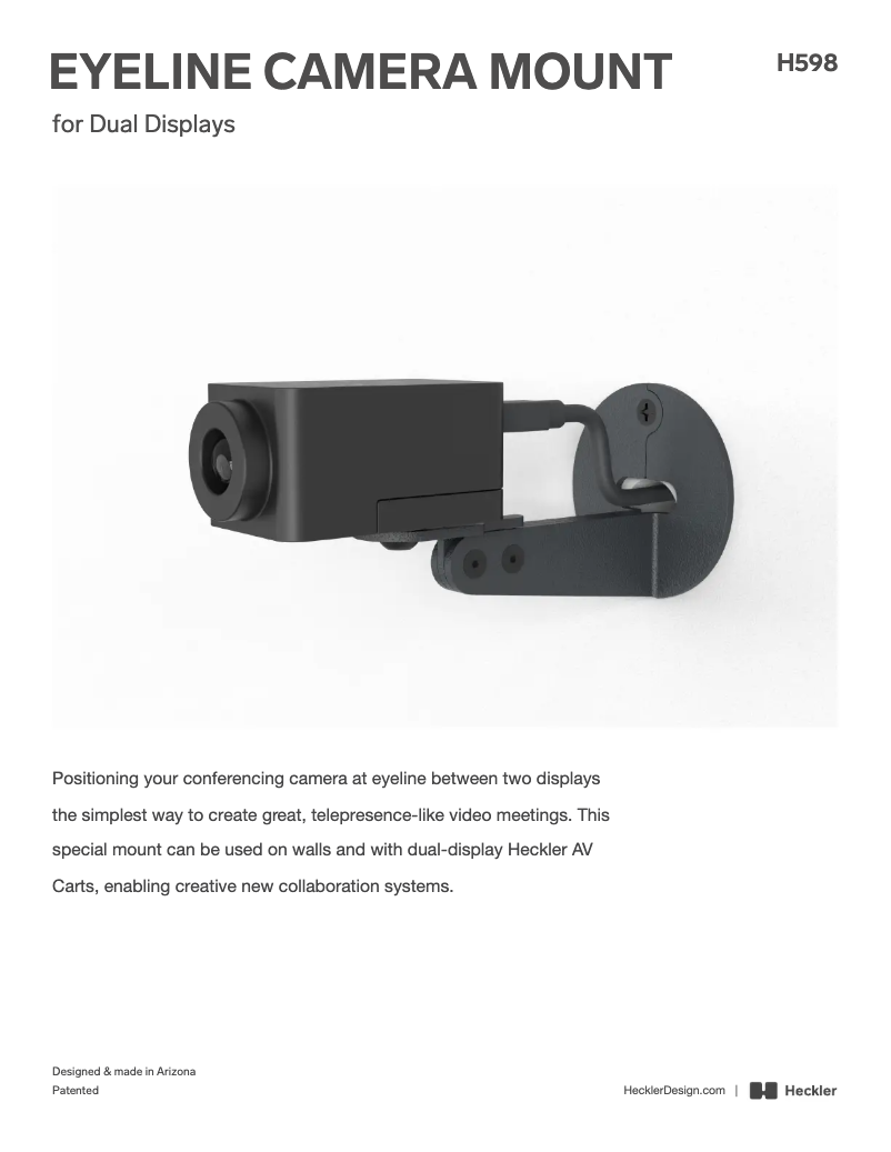 Page 1 de la notice Manuel utilisateur Heckler H598