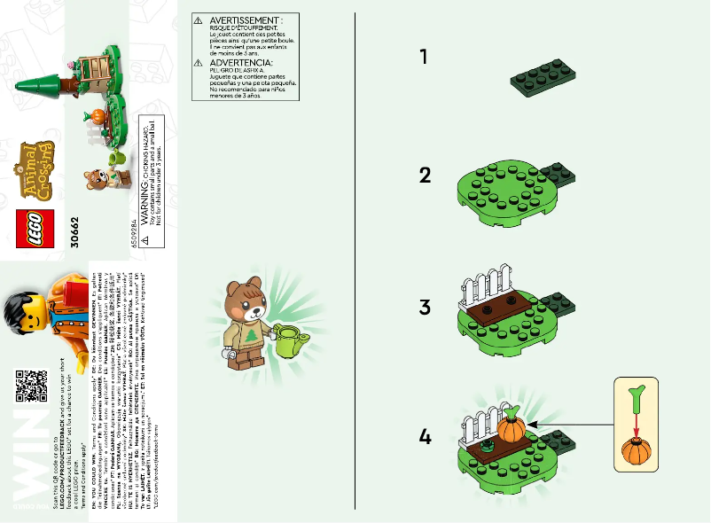 Page n°1 - Manuel utilisateur Lego Animal Crossing 30662