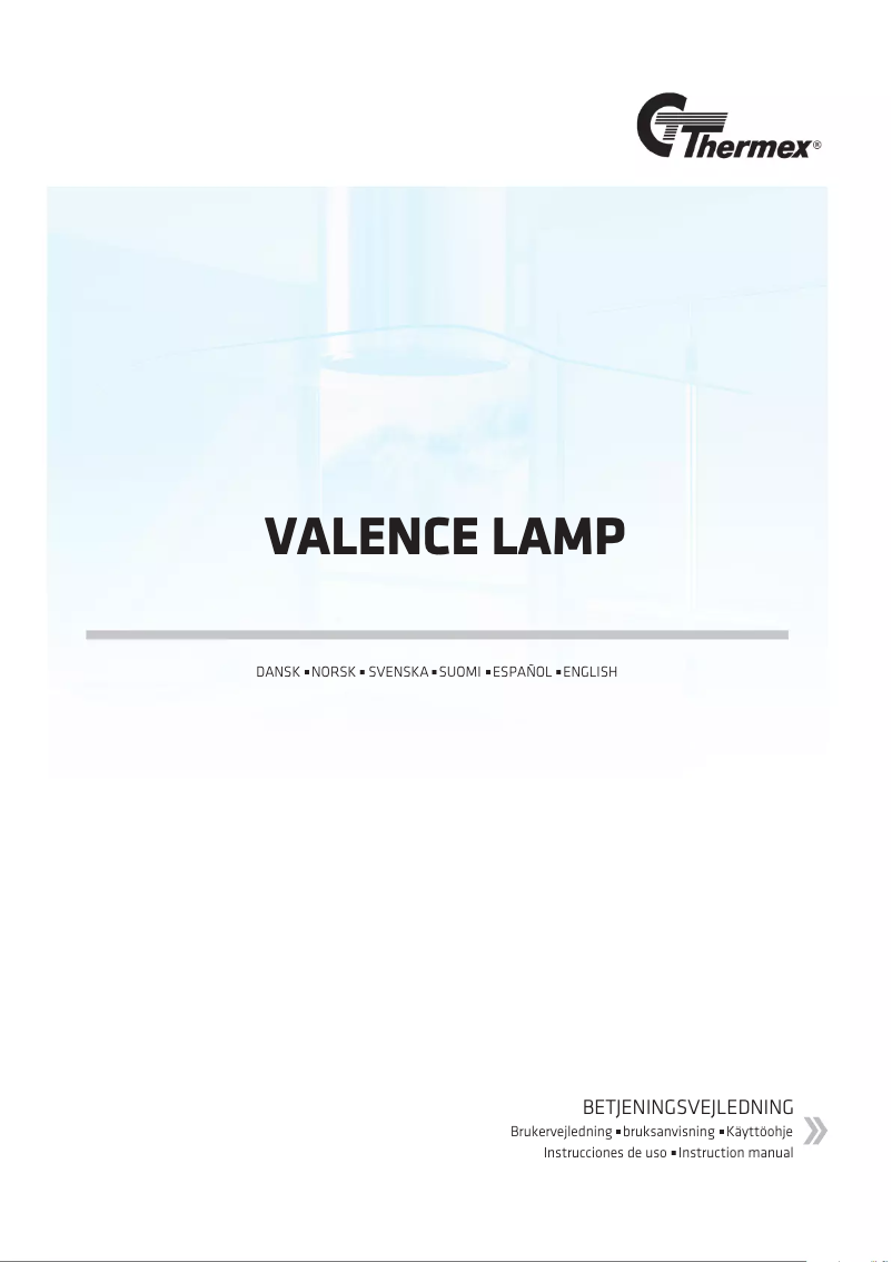 Page n°1 - Manuel utilisateur Thermex Valence