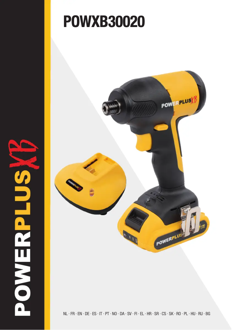 Page 1 de la notice Manuel utilisateur PowerPlus POWXB30020