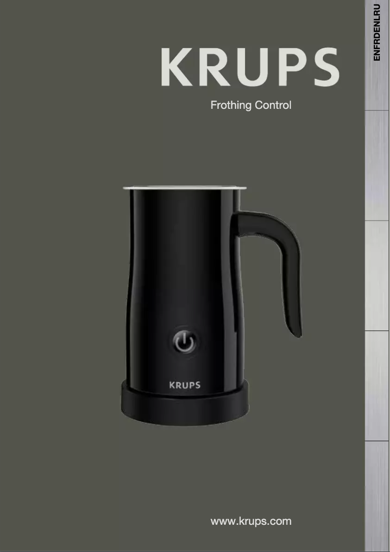 Page 1 de la notice Manuel utilisateur Krups Frotter Control XL1008