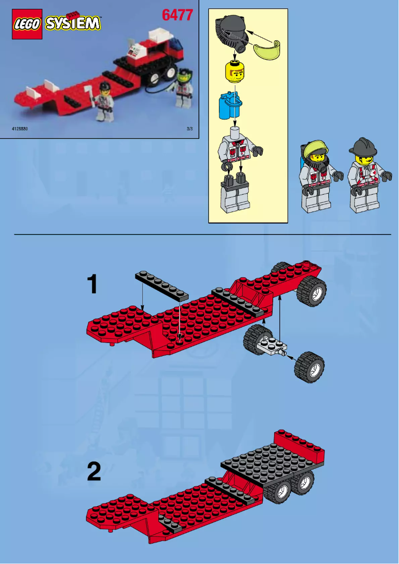 Page n°1 - Manuel utilisateur Lego City 6477