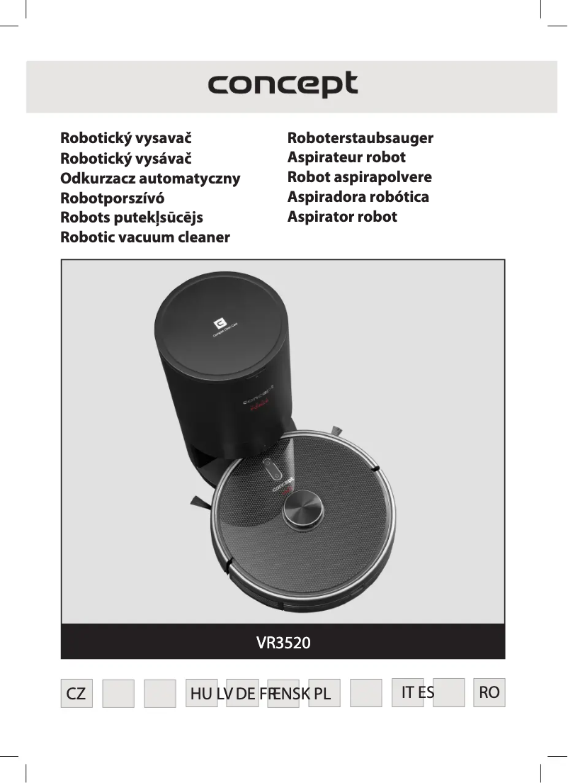 Page n°1 - Manuel utilisateur Concept Real Force VR3520