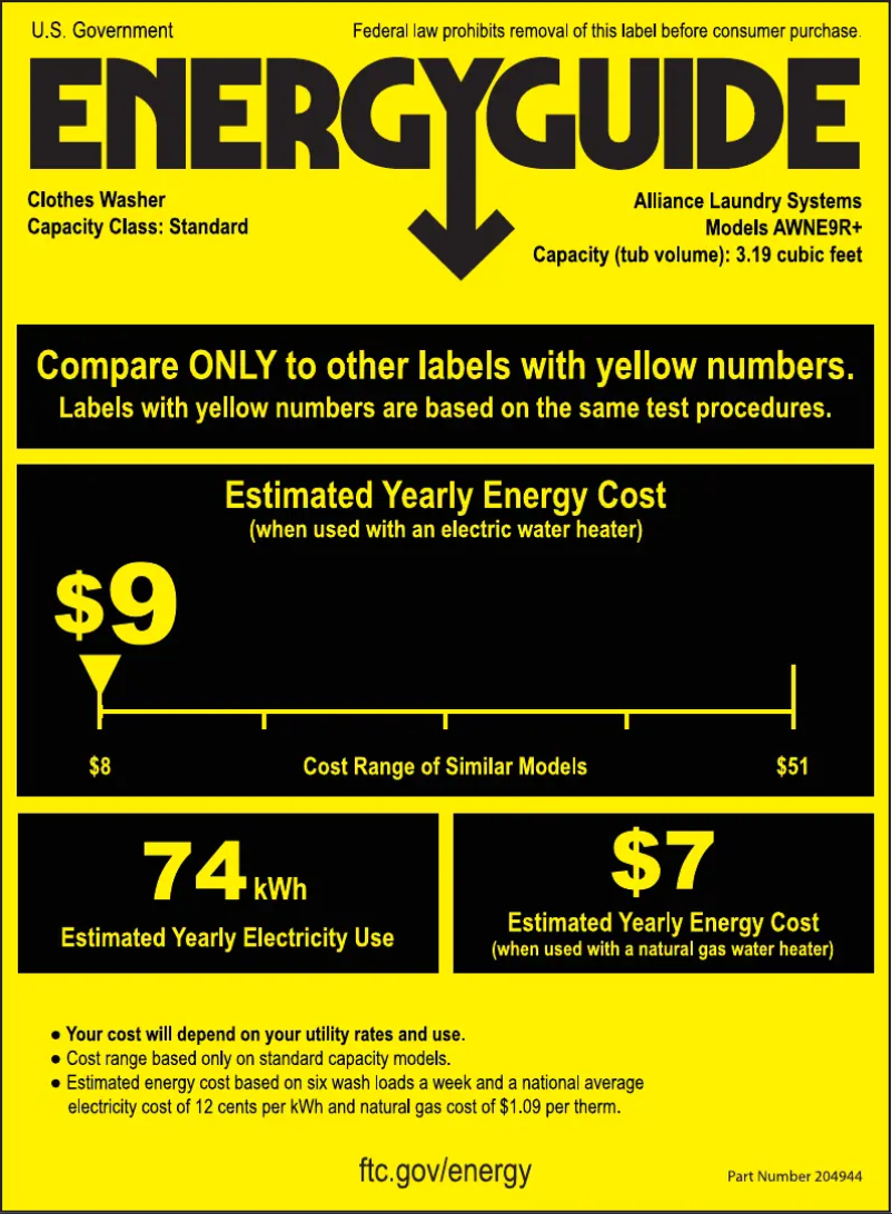 Image de la première page du manuel de l'appareil AWNE9RSN116TW01
