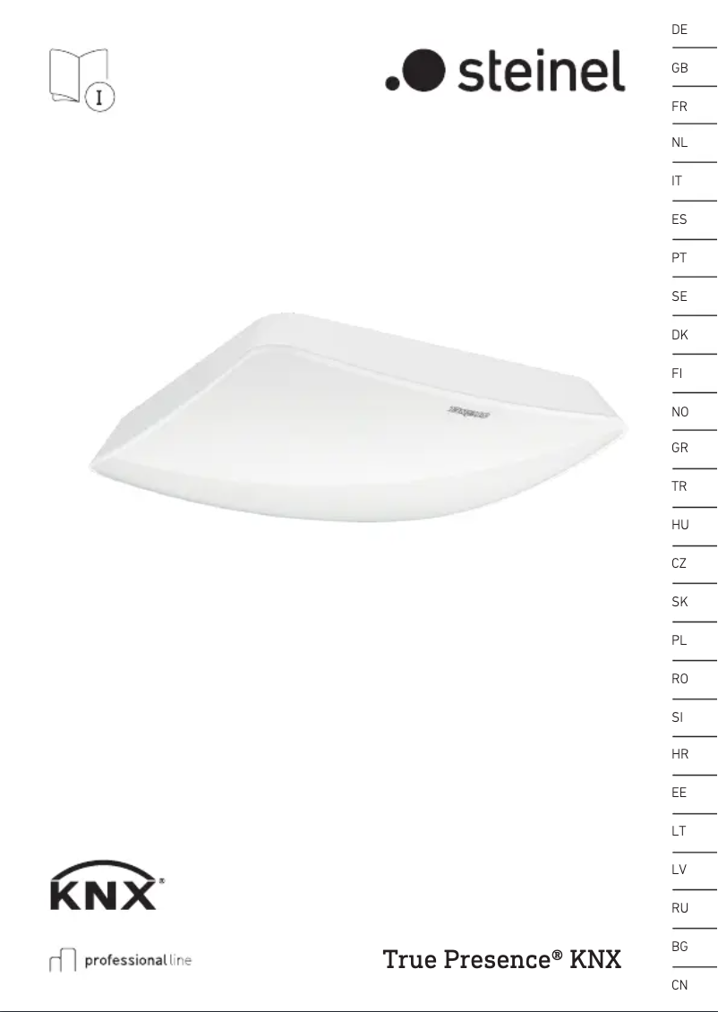 Page 1 de la notice Manuel utilisateur Steinel True Presence KNX
