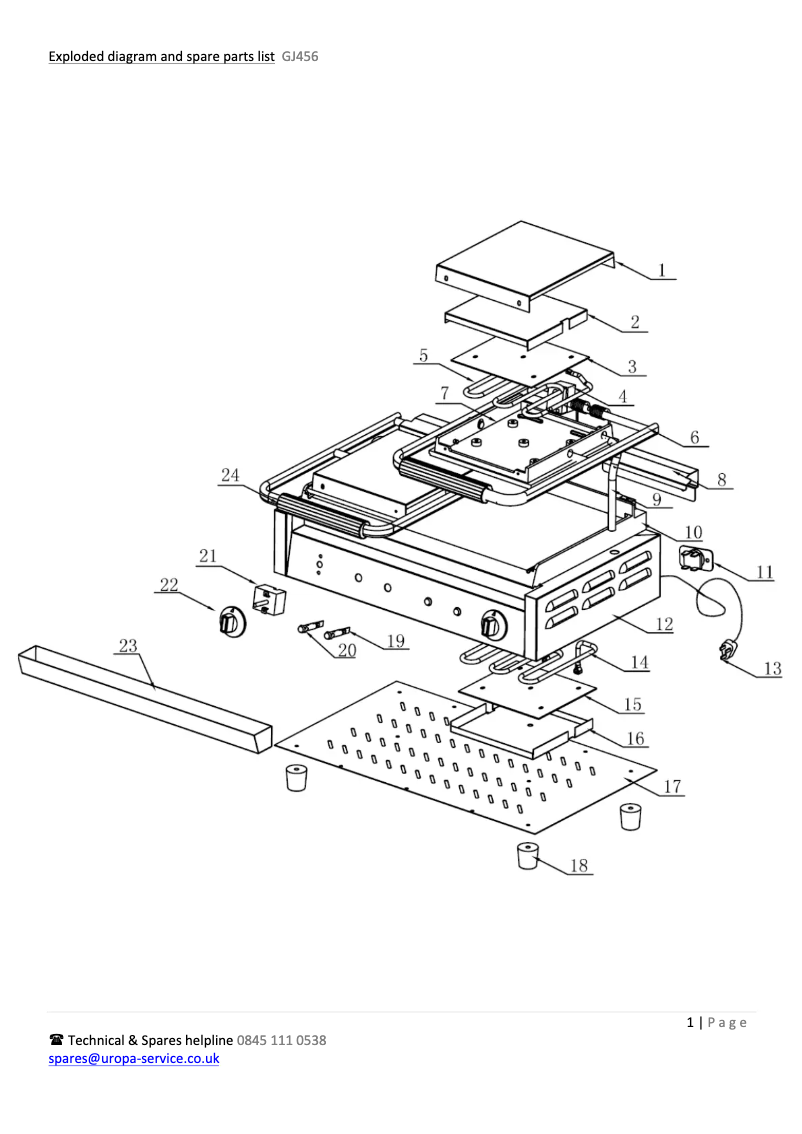 Page 1 de la notice Schéma de câblage Buffalo GJ456