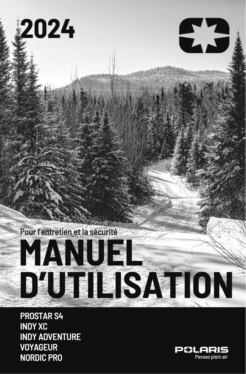 Page 1 de la notice Manuel utilisateur Polaris ProStar S4 Voyageur 146 (2024)