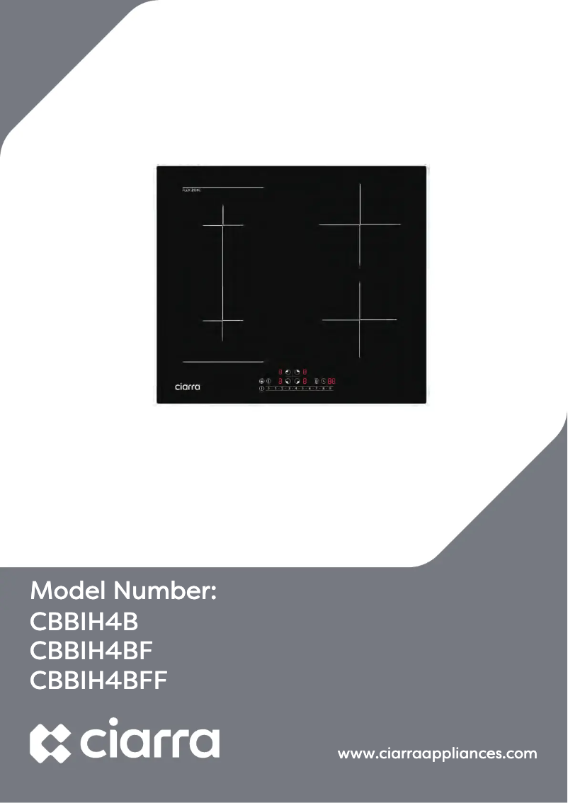 Page n°1 - Manuel utilisateur Ciarra CBBIH4BF