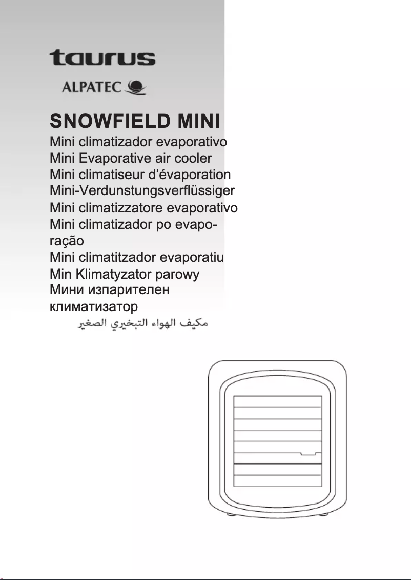 Page 1 de la notice Manuel utilisateur Taurus Alpatec Snowfield Mini