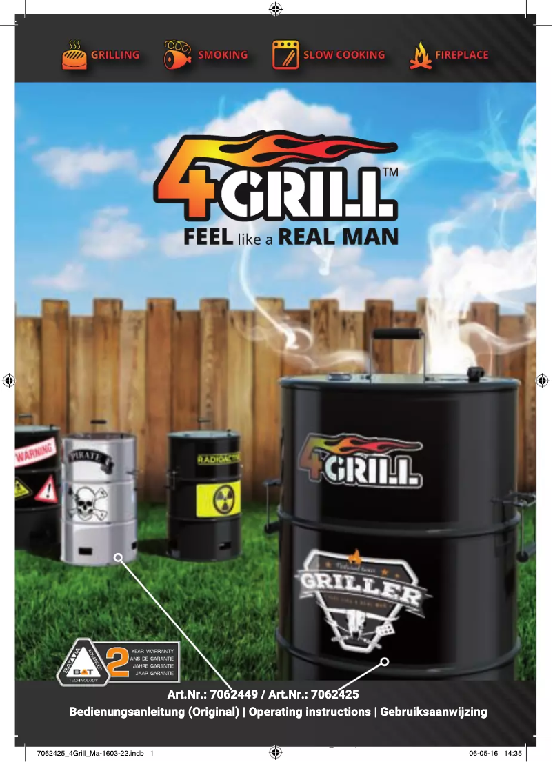 Página 1 del manual Manual de usuario Batavia 4Grill