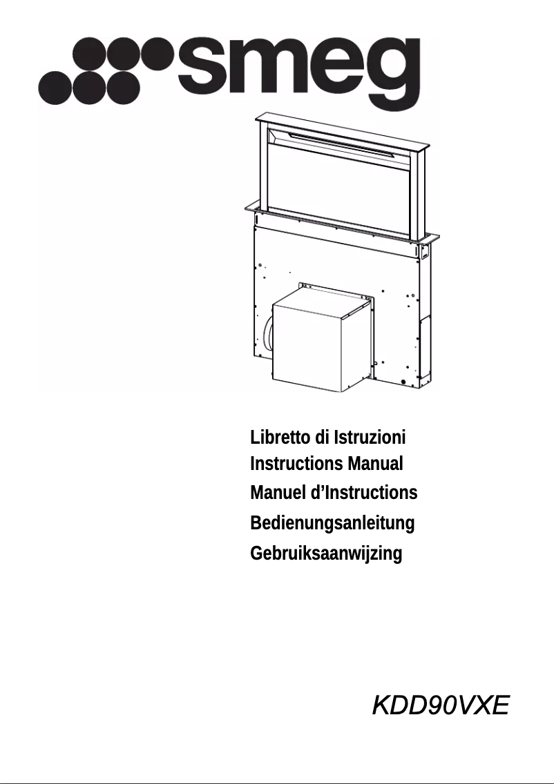 Page 1 de la notice Manuel utilisateur Smeg KDD90VXE