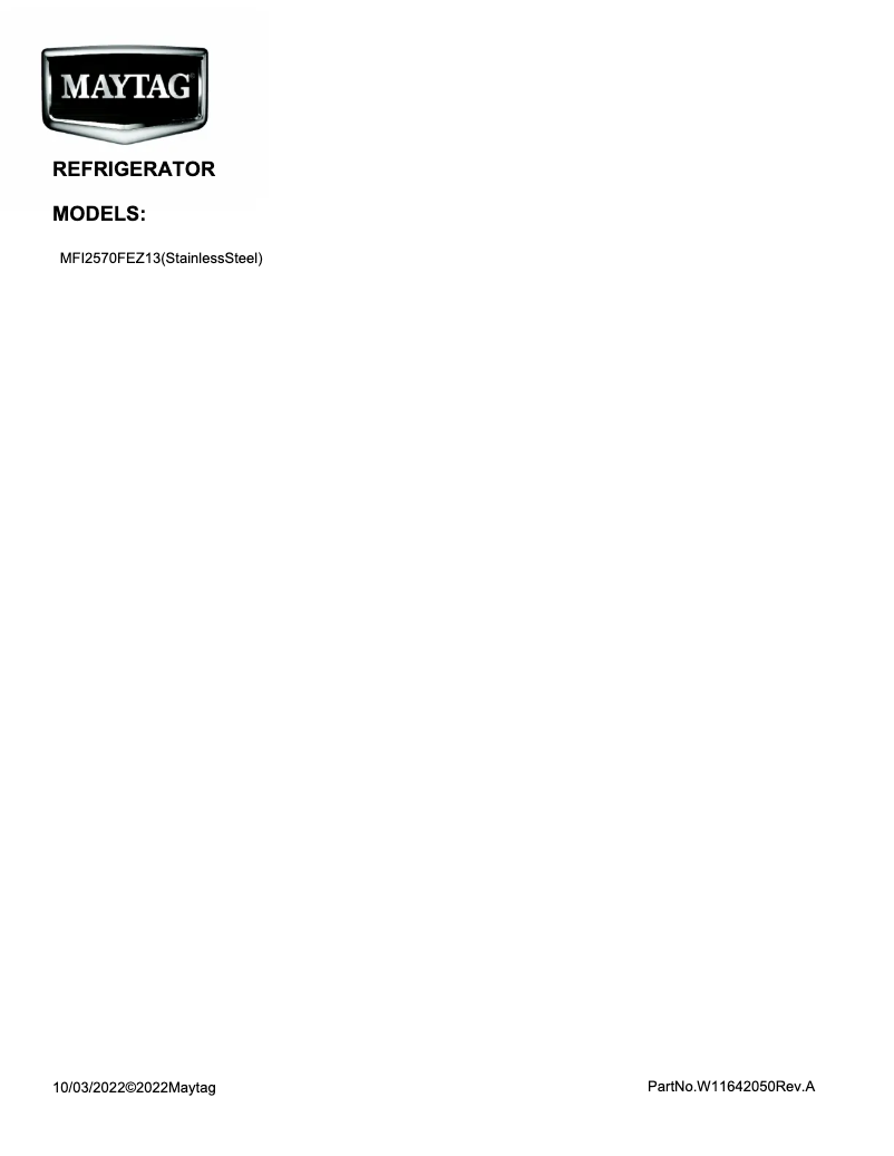 Image de la première page du manuel de l'appareil MFI2570FEZ