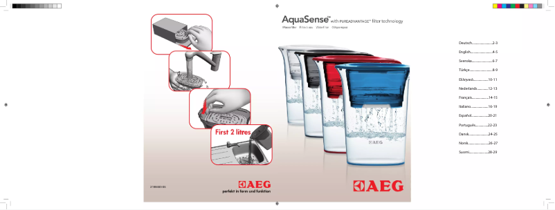 Página 1 del manual Manual de usuario AEG AWFSJ3