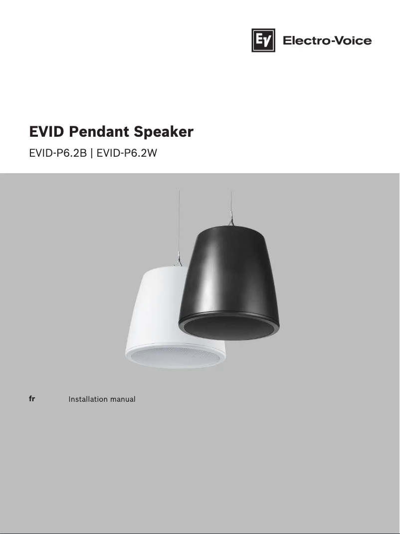 Imagen de la primera página del manual del dispositivo EVID-P6.2