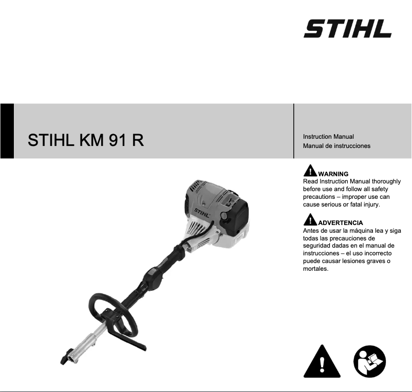 Page n°1 - Manuel utilisateur Stihl KM 91 R