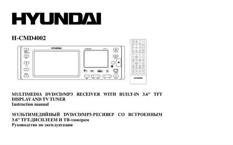 Page n°1 - Manuel utilisateur Hyundai H-CMD4002