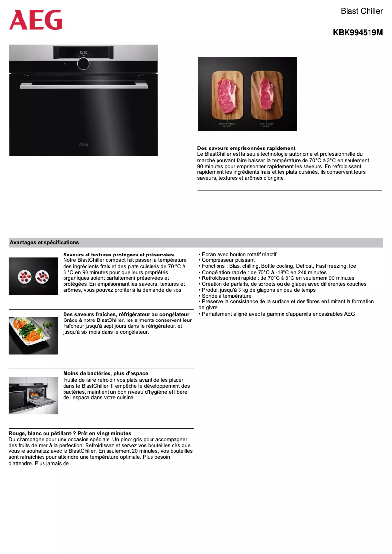 Imagen de la primera página del manual del dispositivo KBK994519M