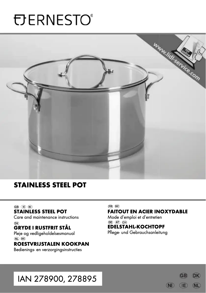 Image de la première page du manuel de l'appareil HG03275