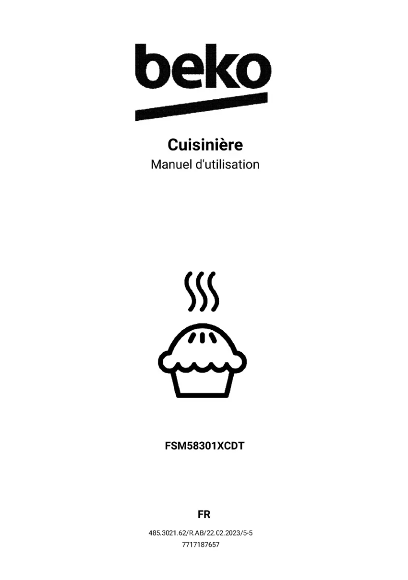 Image de la première page du manuel de l'appareil FSM58301XCDT