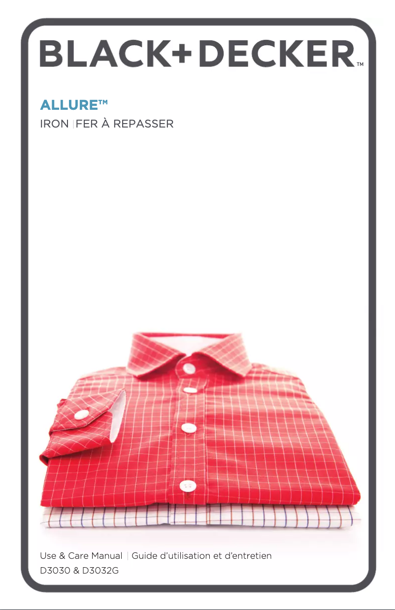 Page 1 de la notice Manuel utilisateur Applica Allure