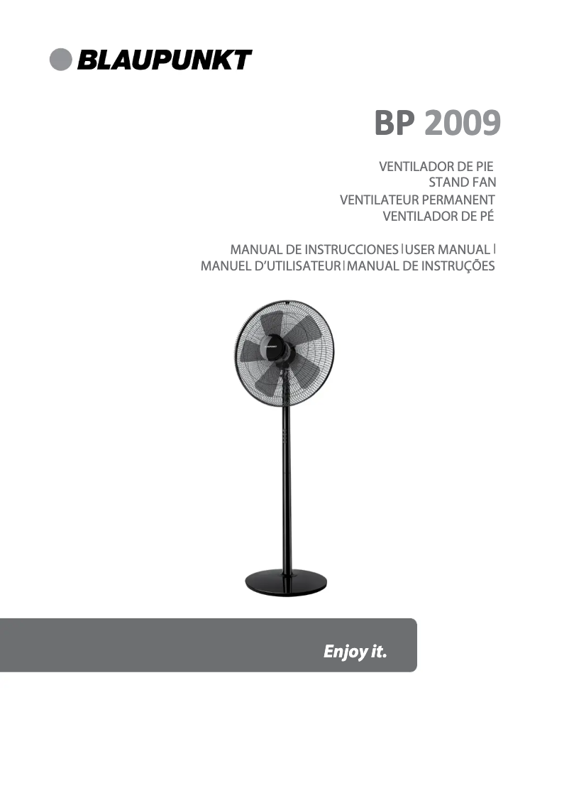 Page n°1 - Manuel utilisateur Blaupunkt BP2009