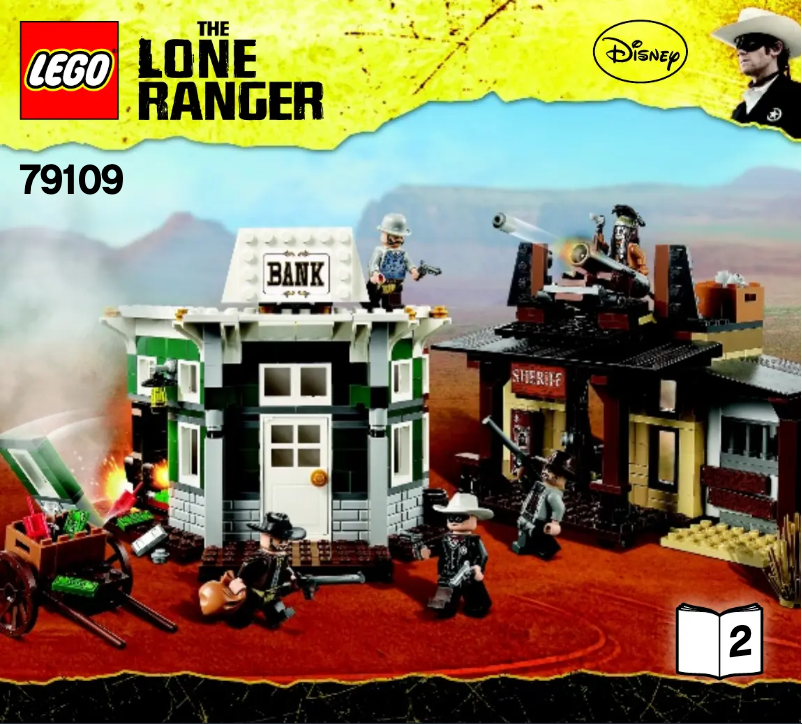 Page 1 de la notice Manuel utilisateur Lego The Lone Ranger 79109