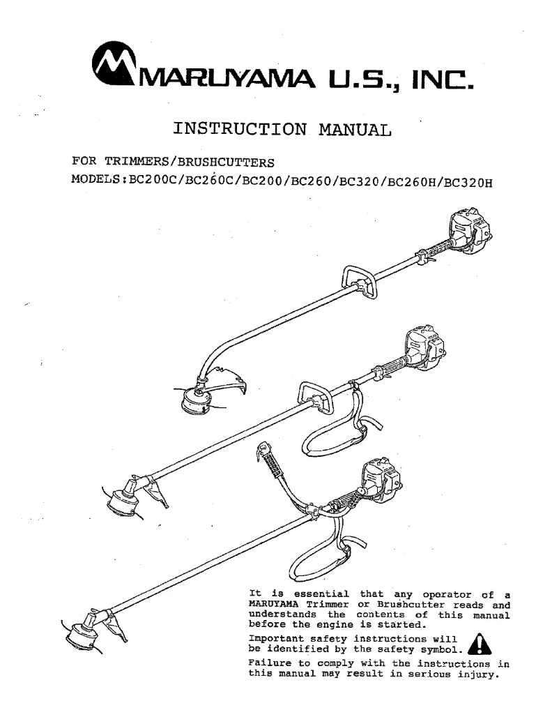Image de la première page du manuel de l'appareil BC320
