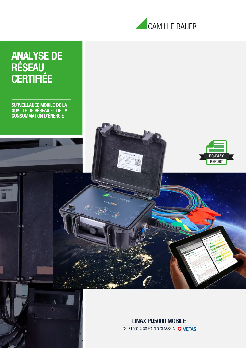 Page n°1 - Brochure Camille Bauer LINAX PQ5000-Mobile