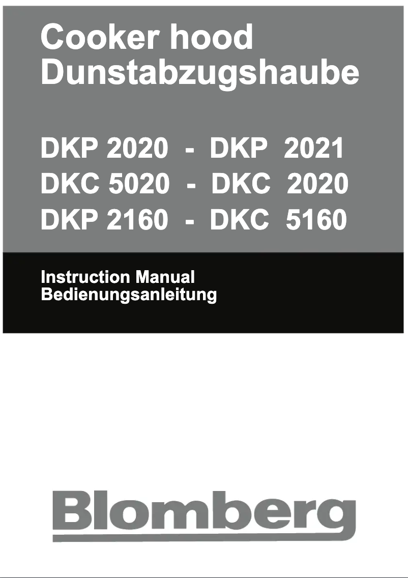Page 1 de la notice Manuel utilisateur Blomberg DKC 5160