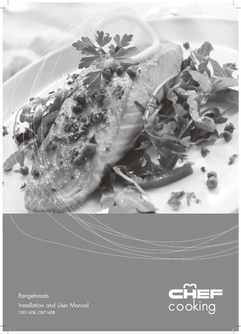 Página 1 del manual Manual de usuario Chef CRI714DB