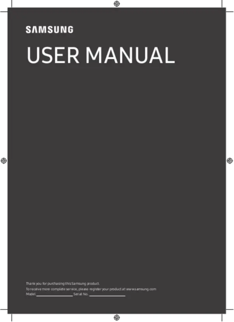 Page n°1 - Manuel utilisateur Samsung AU9079
