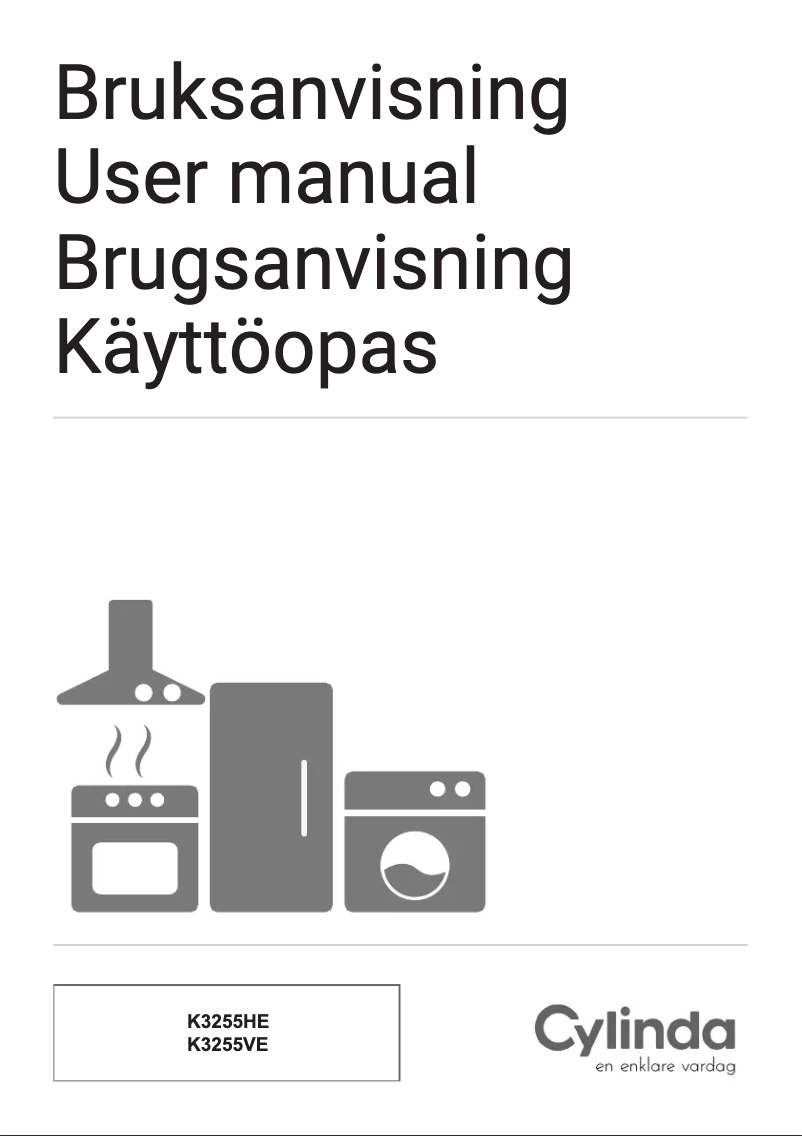 Image de la première page du manuel de l'appareil K3255VE