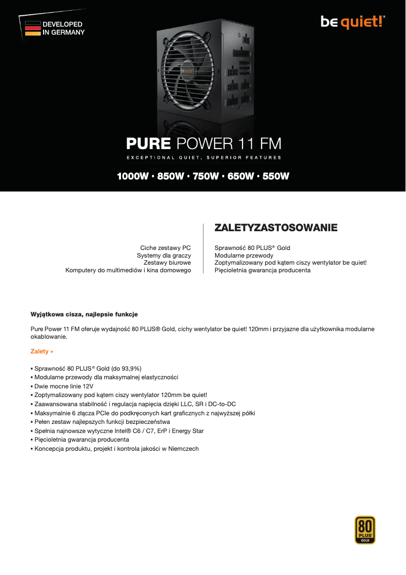 Image de la première page du manuel de l'appareil Pure Power 11 FM