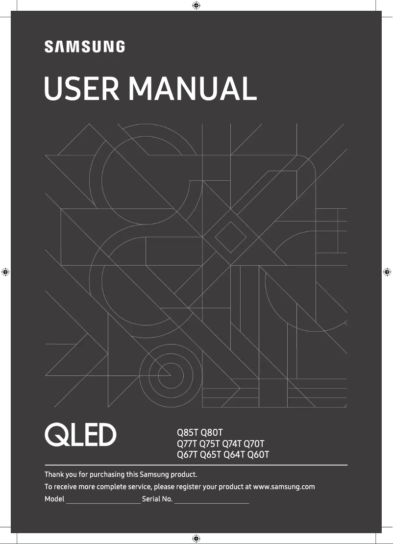 Page n°1 - Manuel utilisateur Samsung QE65Q80TATXXU