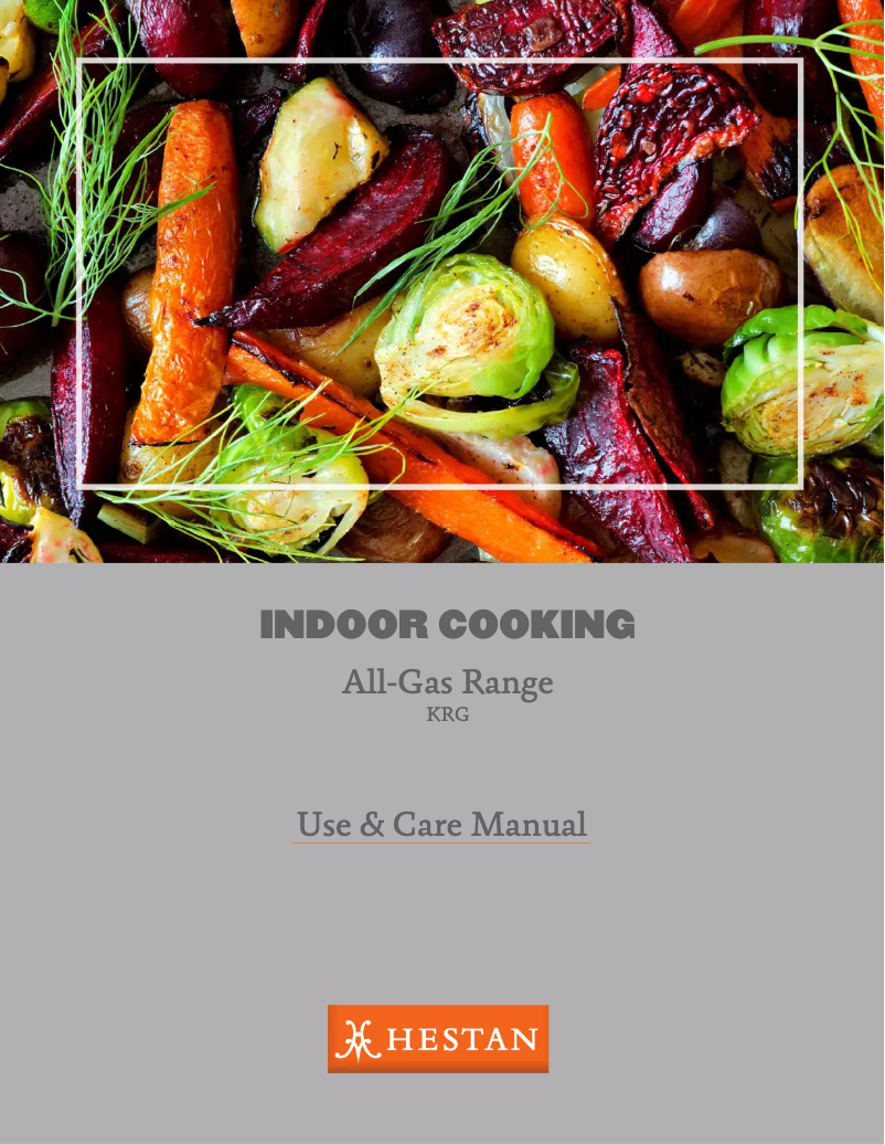 Page 1 de la notice Manuel d'utilisation et d'entretien Hestan KRG364GDLPPP