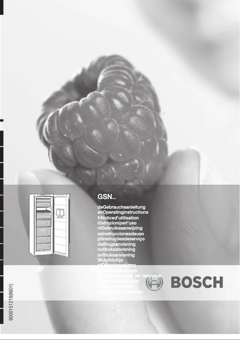 Page n°1 - Manuel utilisateur Bosch GSN32V10