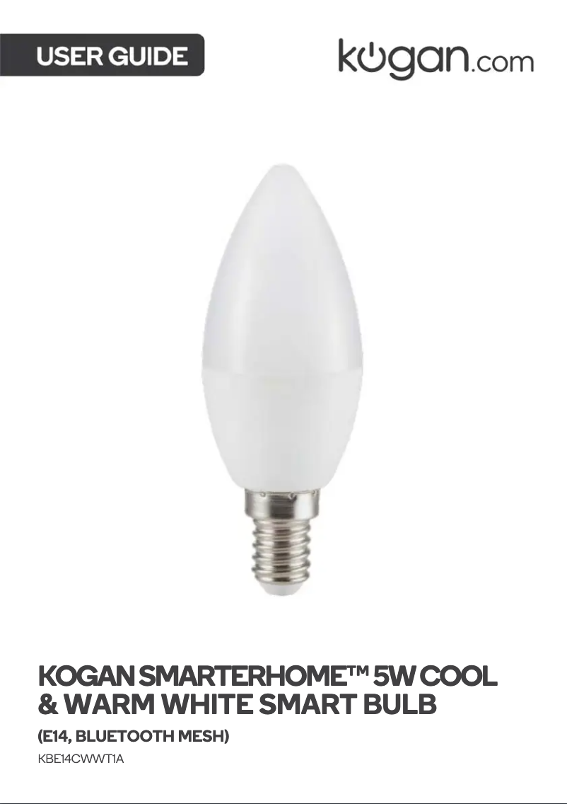 Page 1 de la notice Manuel utilisateur Kogan KBE14CWWT1A