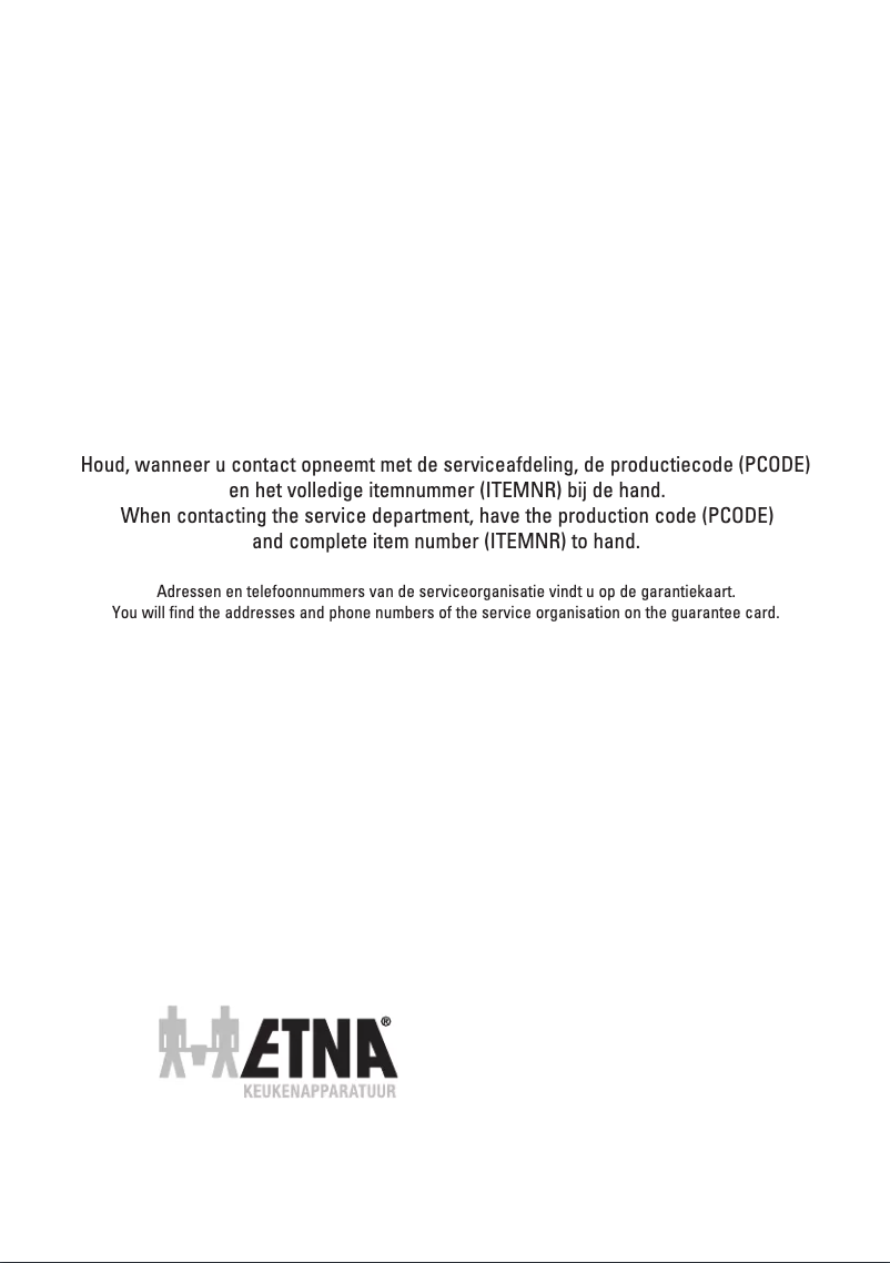 Page 1 de la notice Manuel utilisateur Etna ESM217