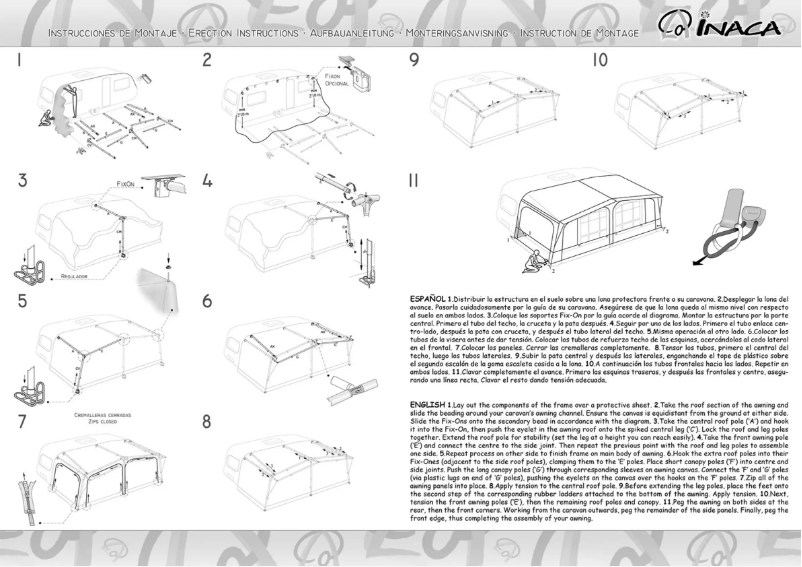 Page n°1 - Manuel utilisateur Inaca Fjord 300