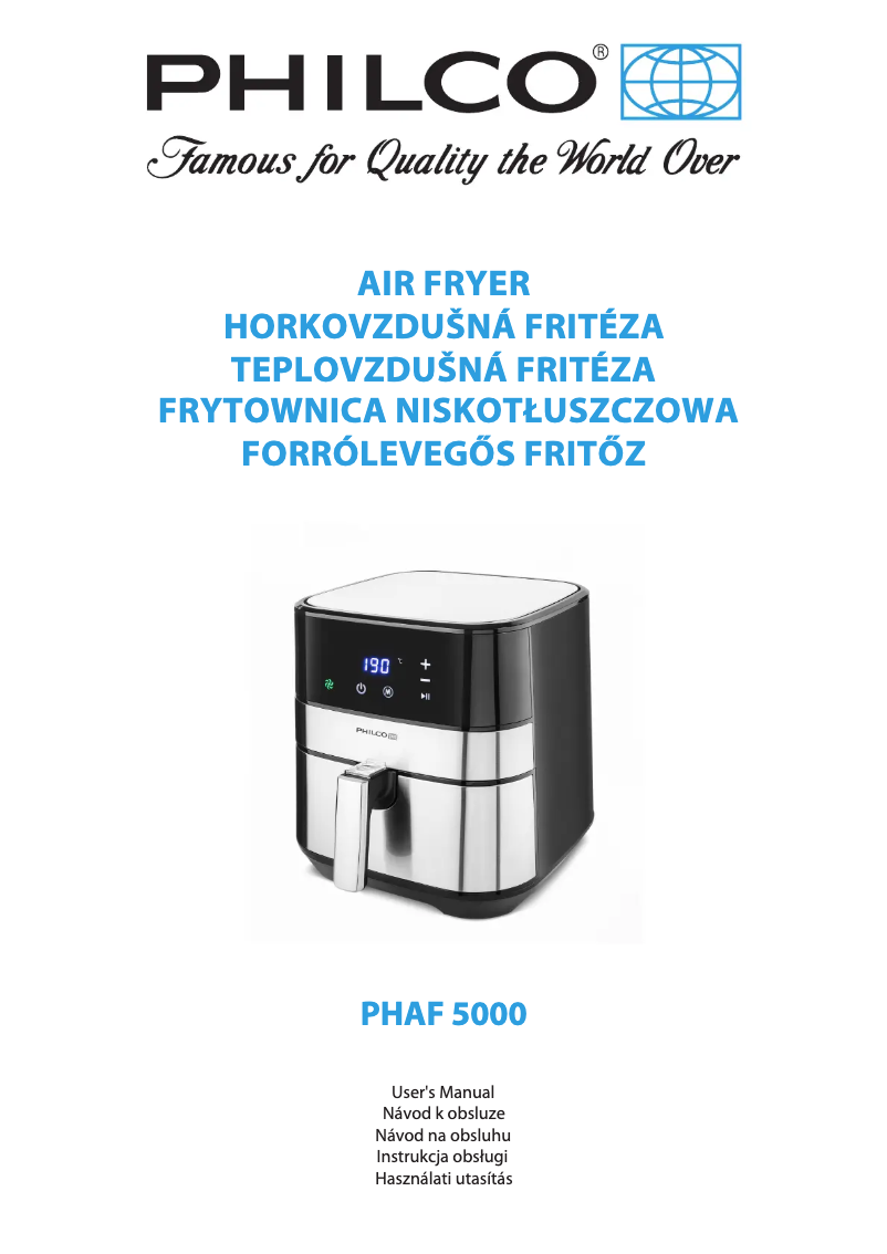 Página 1 del manual Manual de usuario Philco PHAF 5000