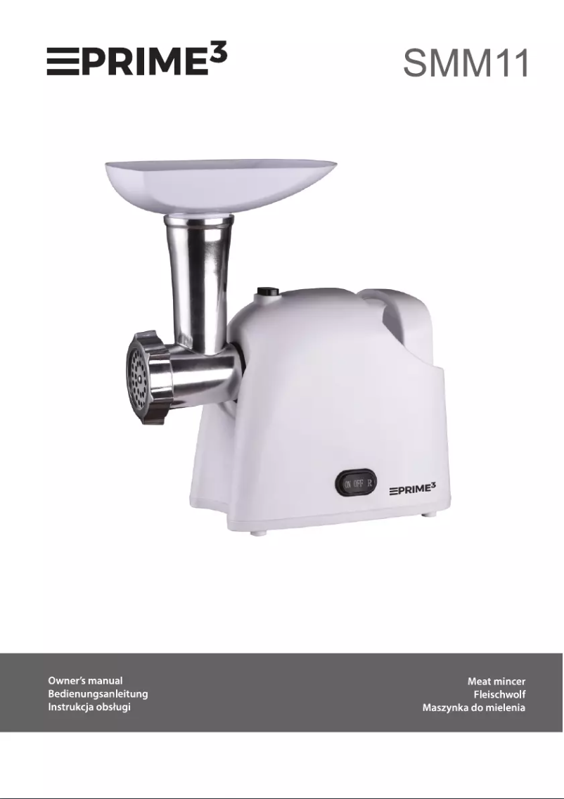 Page 1 de la notice Manuel utilisateur PRIME3 SMM11