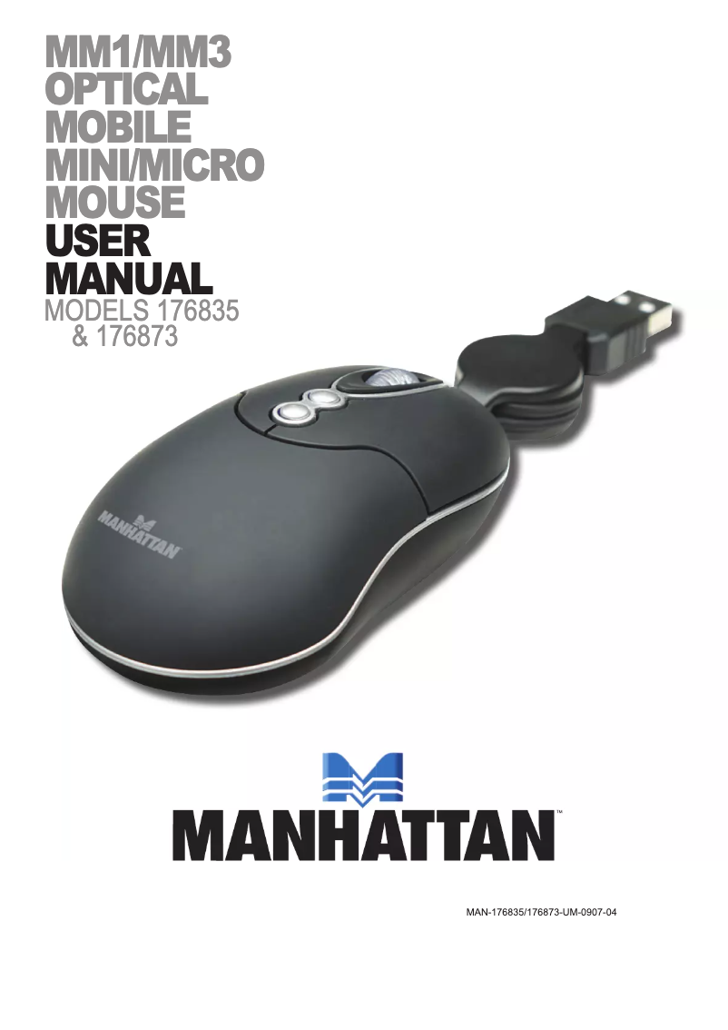 Page 1 de la notice Manuel utilisateur Manhattan MM1 176835