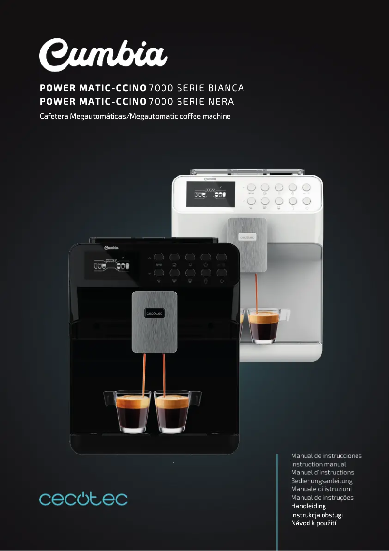Page n°1 - Manuel utilisateur Cecotec Nera Power Matic-ccino 7000